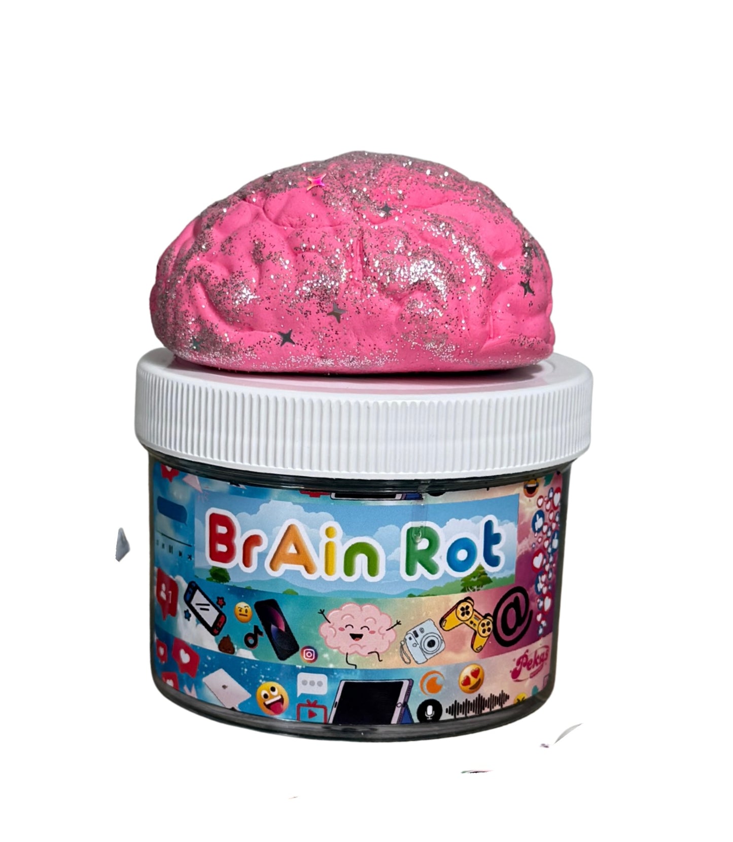 Brain 🧠 Rot glittery candy scented slime