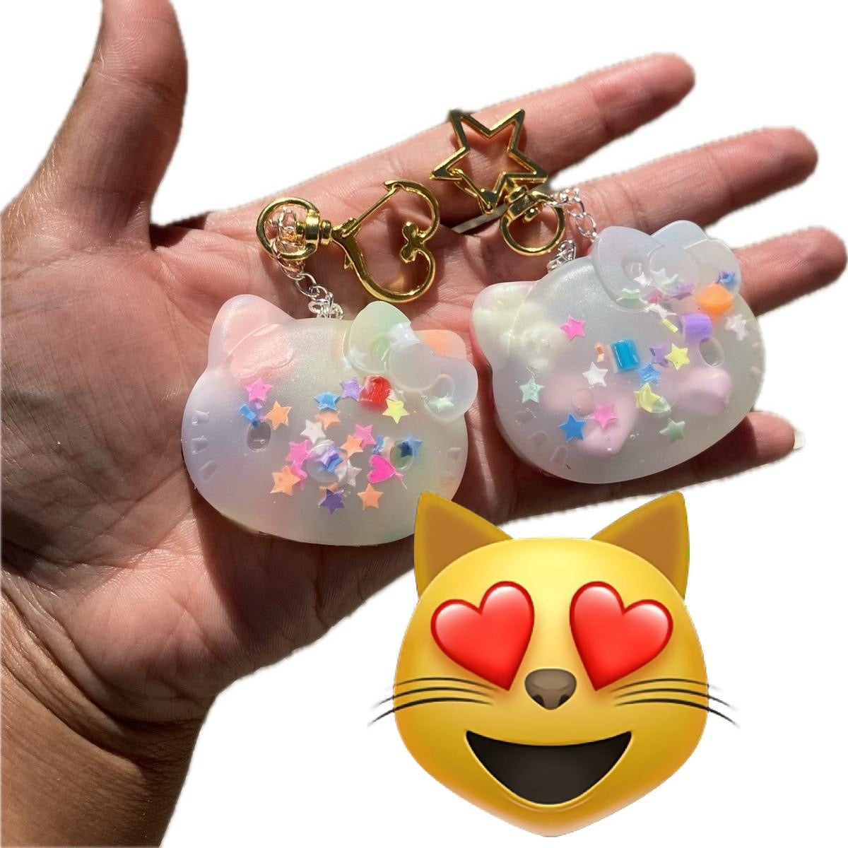 2 Pack MINI Kawaii picky pad keychain pouch NOT REUSABLE