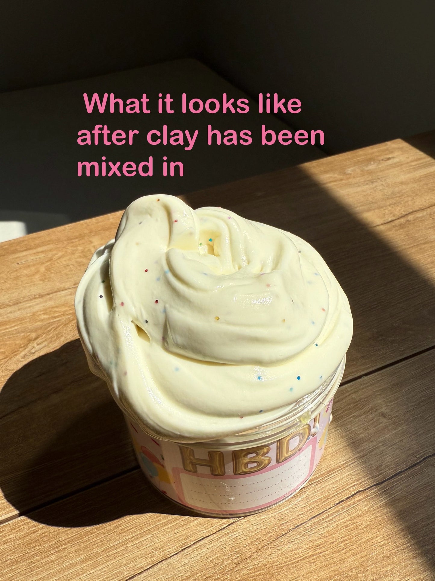 HBD 2 U customizable cake scented slime 🎂🥳