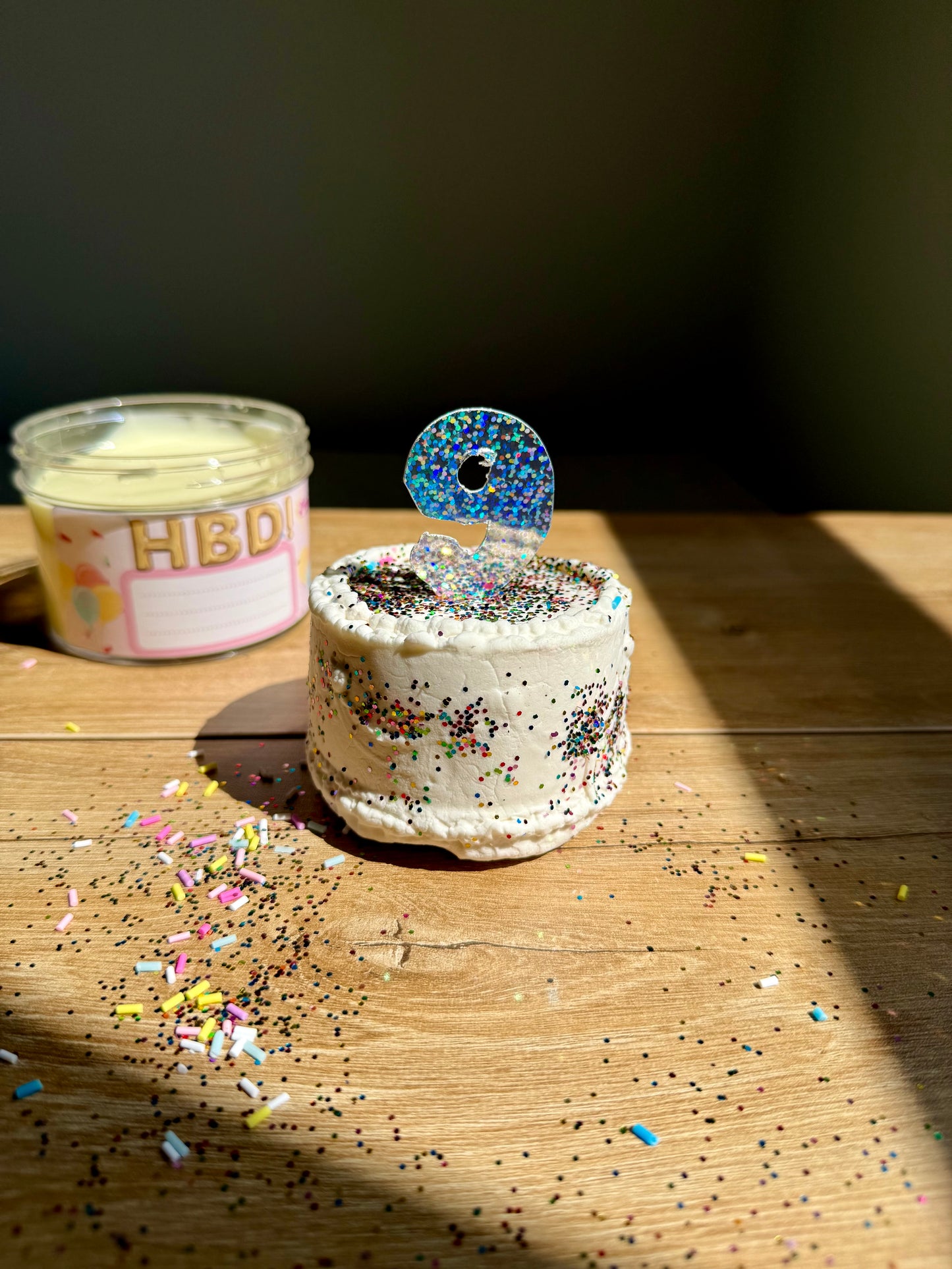 HBD 2 U customizable cake scented slime 🎂🥳