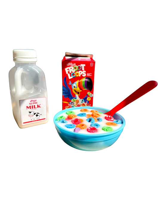 Fruity Cereal bowl scented slime 🥣
